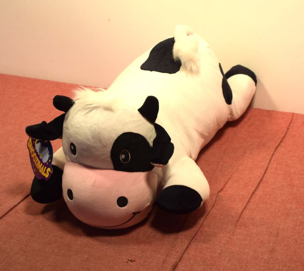 Snoozimals 20" Cow Plush#
